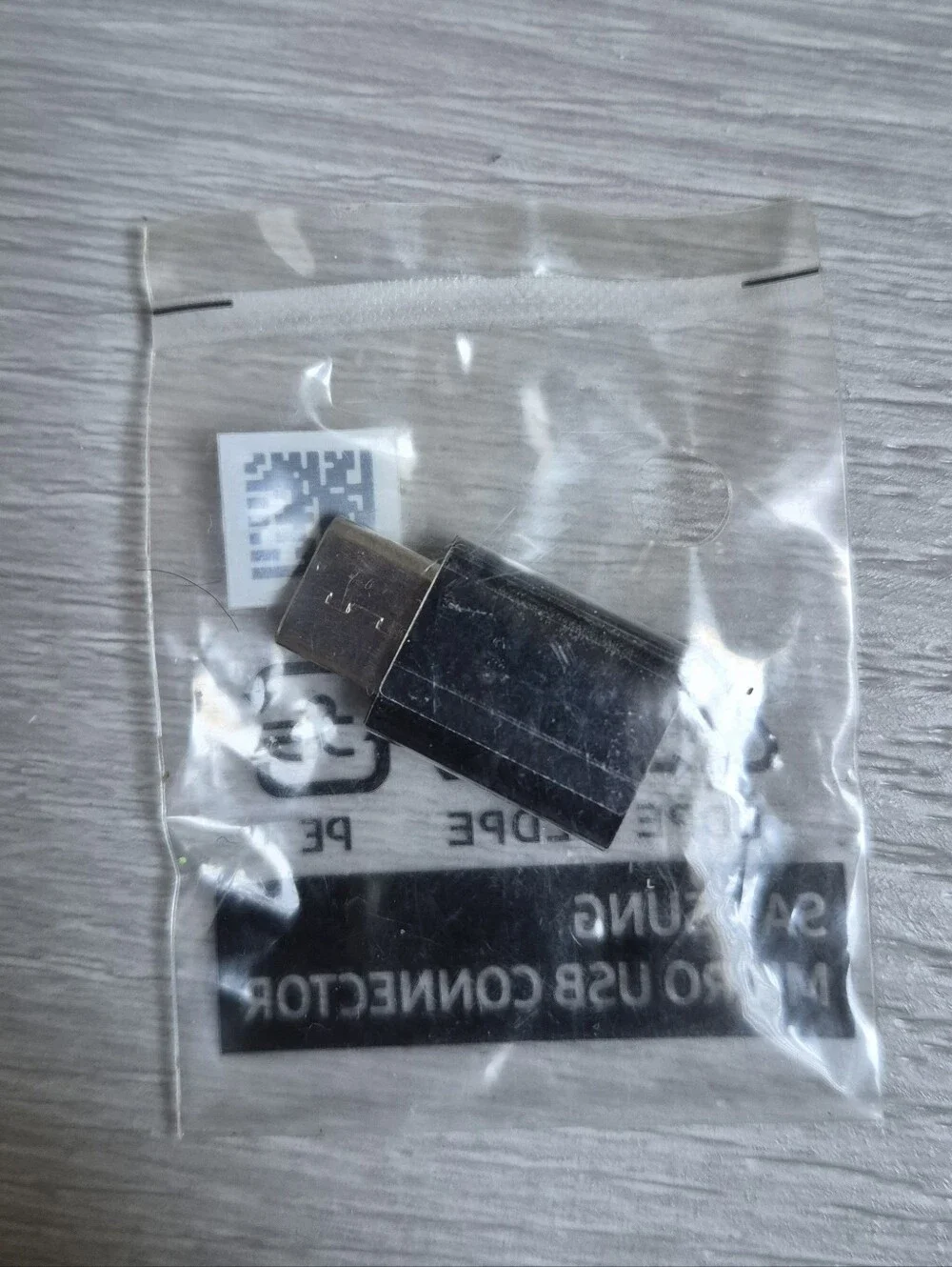 New Samsung Micro USB To USB-C Data Transfer OTG Adapter Black